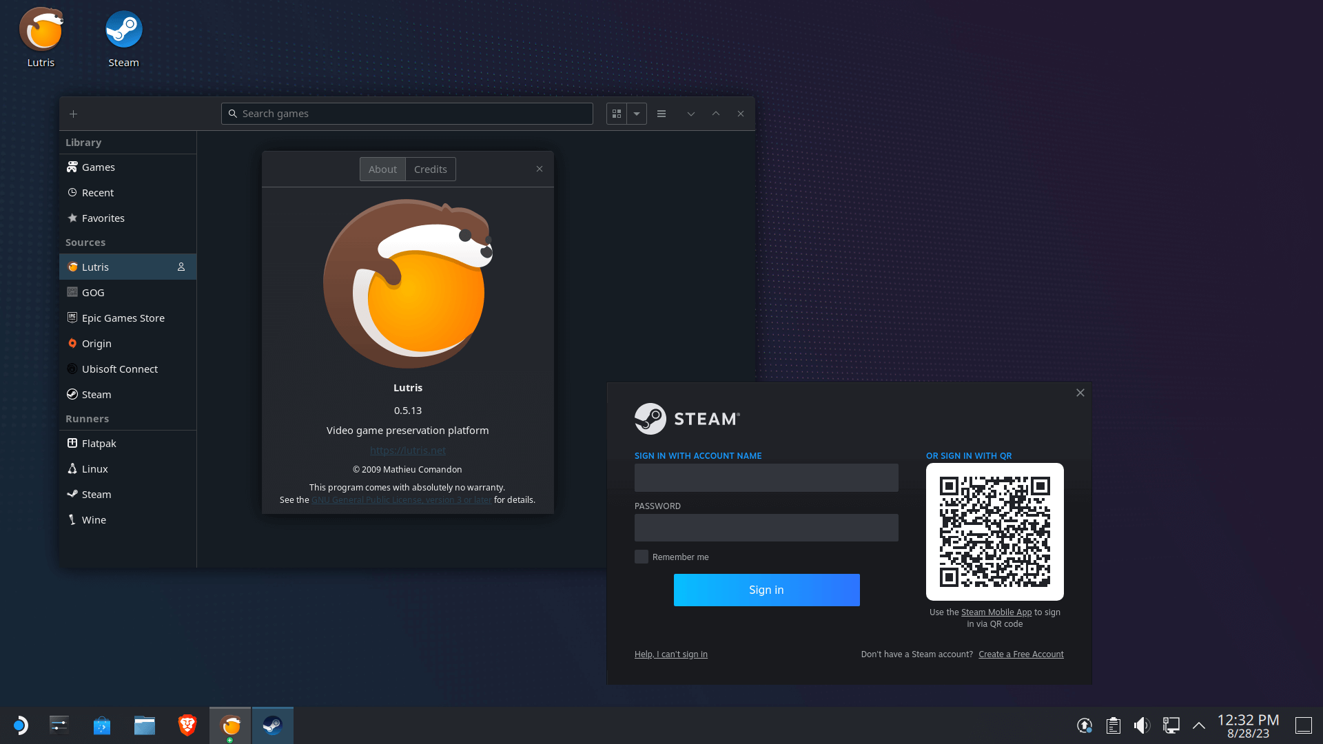Bazzite Desktop Screenshot